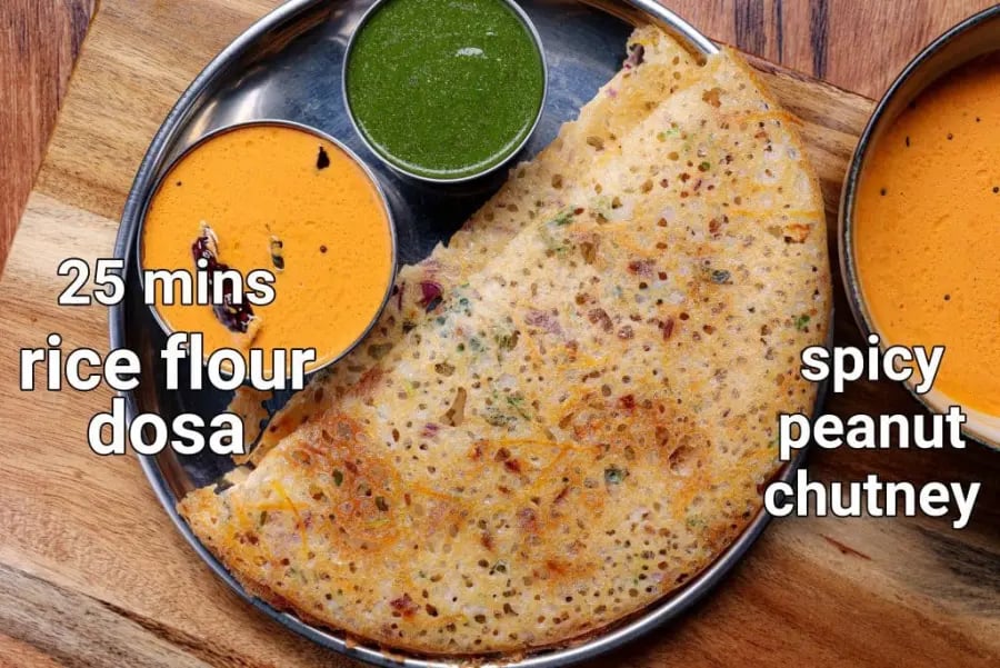 instant-rice-flour-dosa-recipe