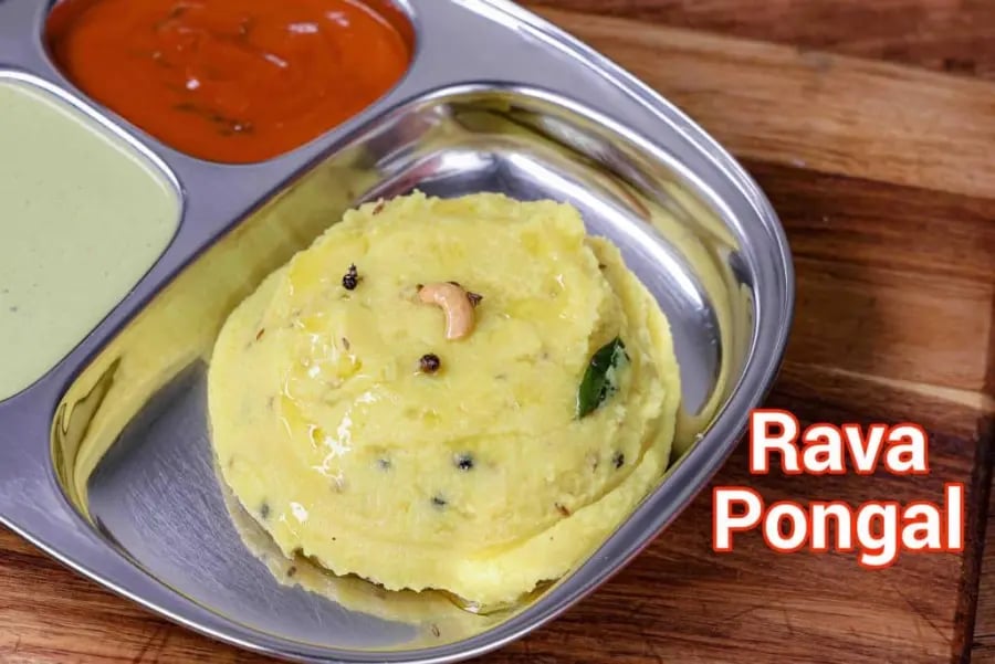 rava-pongal-recipe-semolina-pongal