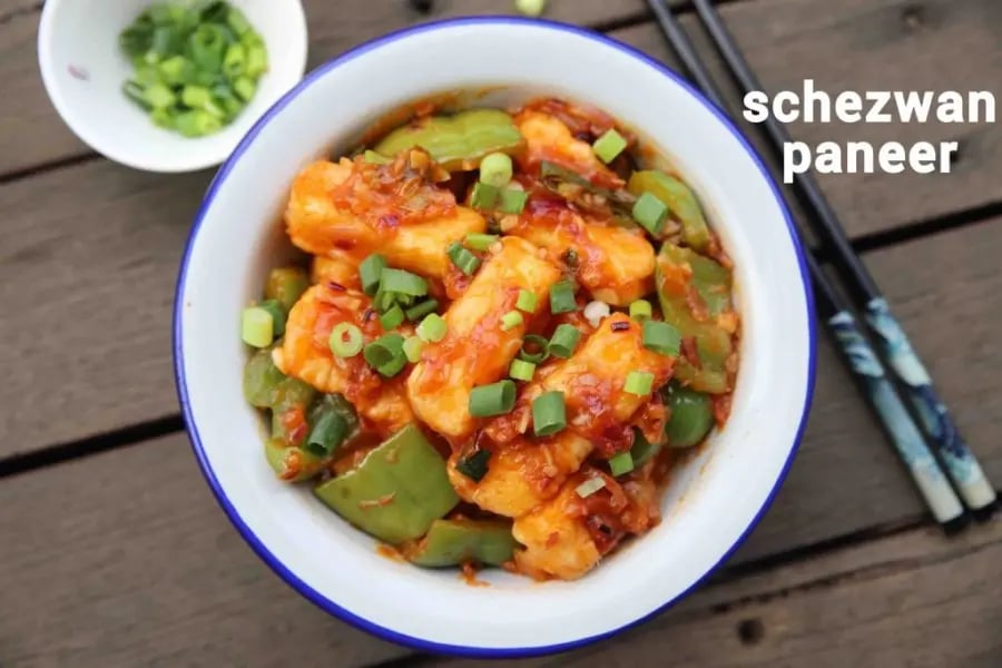 schezwan-paneer-recipe-paneer-schezwan