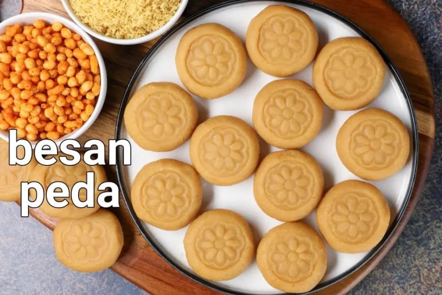 milk-powder-besan-peda-recipe
