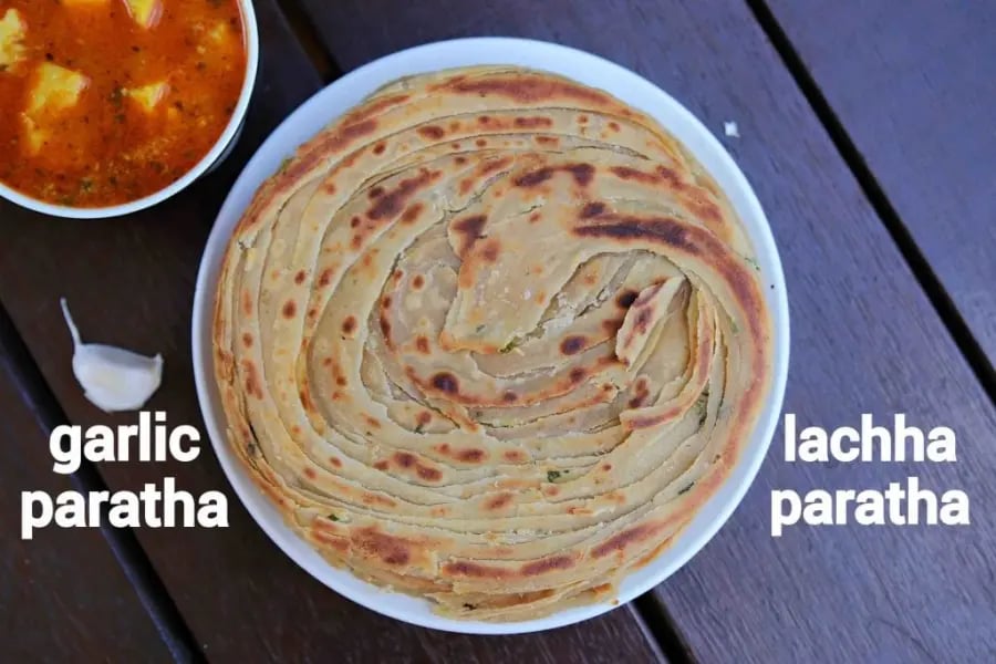 lachha-garlic-paratha-recipe