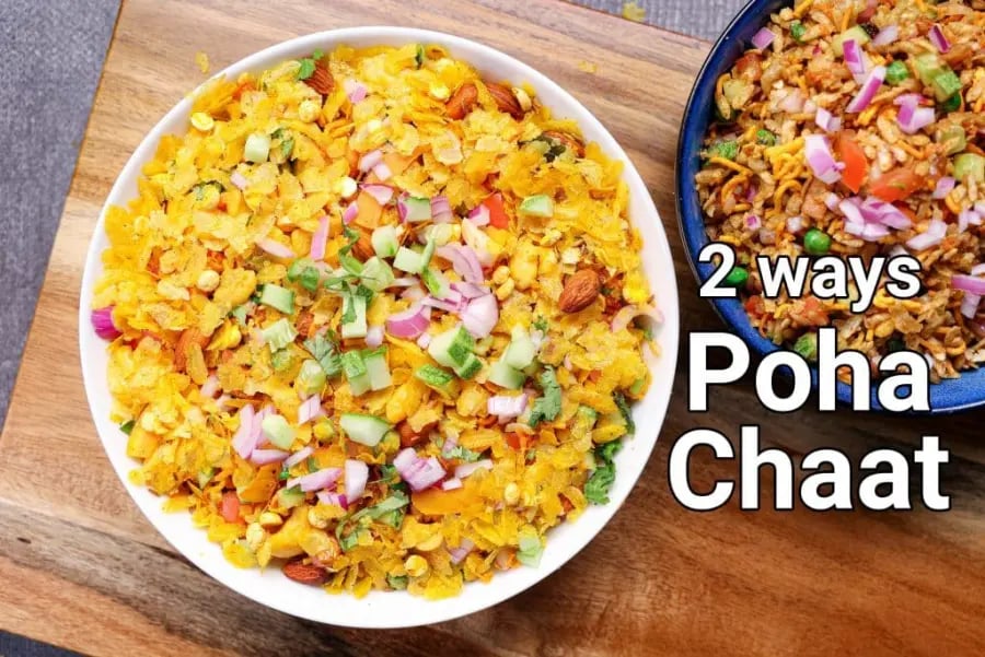 poha-chaat-recipe-2-ways-poha-chivda
