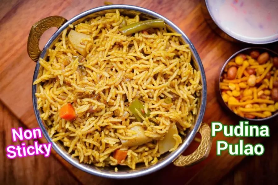 pudina-rice-recipe-mint-rice-mint-pulao