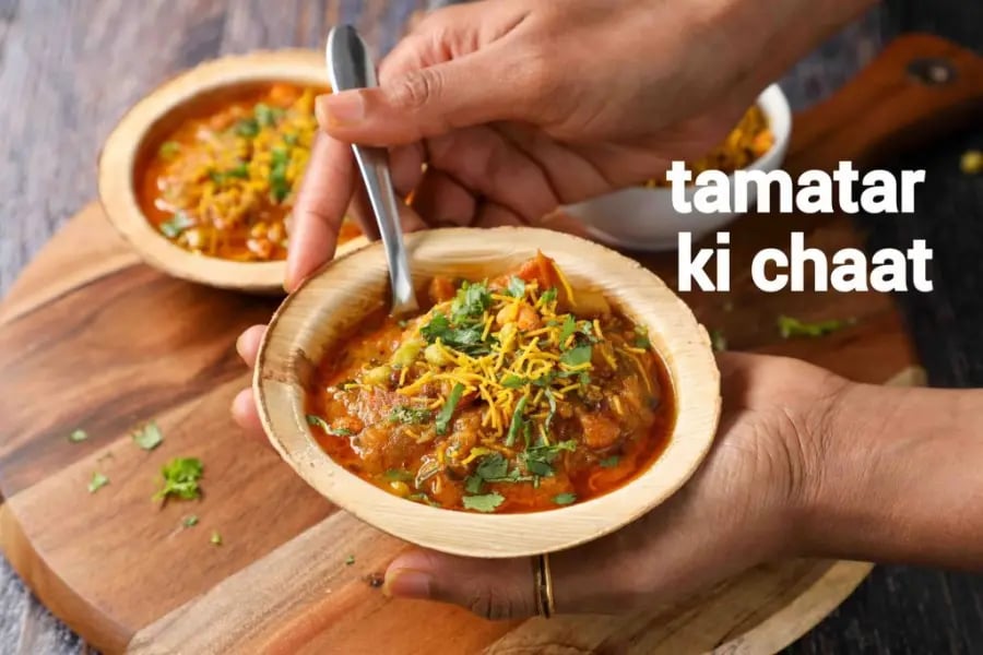 tamatar-chaat-recipe-tomato-chaat