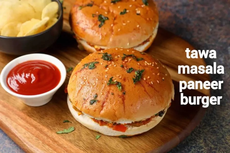 tawa-masala-paneer-burger-recipe