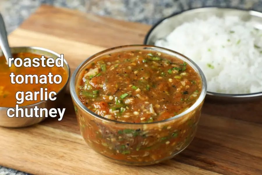 tomato-garlic-chutney-recipe-roasted