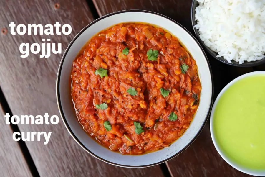 tomato-gojju-recipe-tomato-onion-gojju