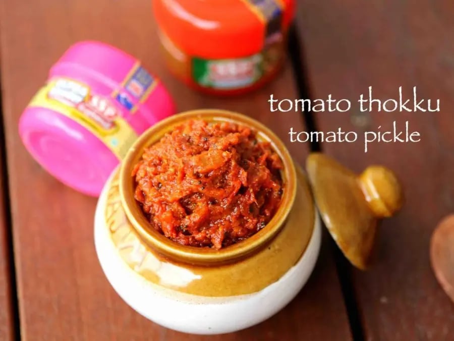 tomato-thokku-recipe-tomato-pickle