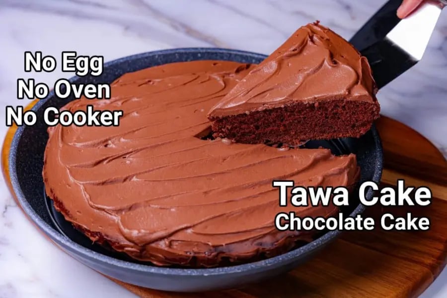eggless-chocolate-tawa-cake-recipe