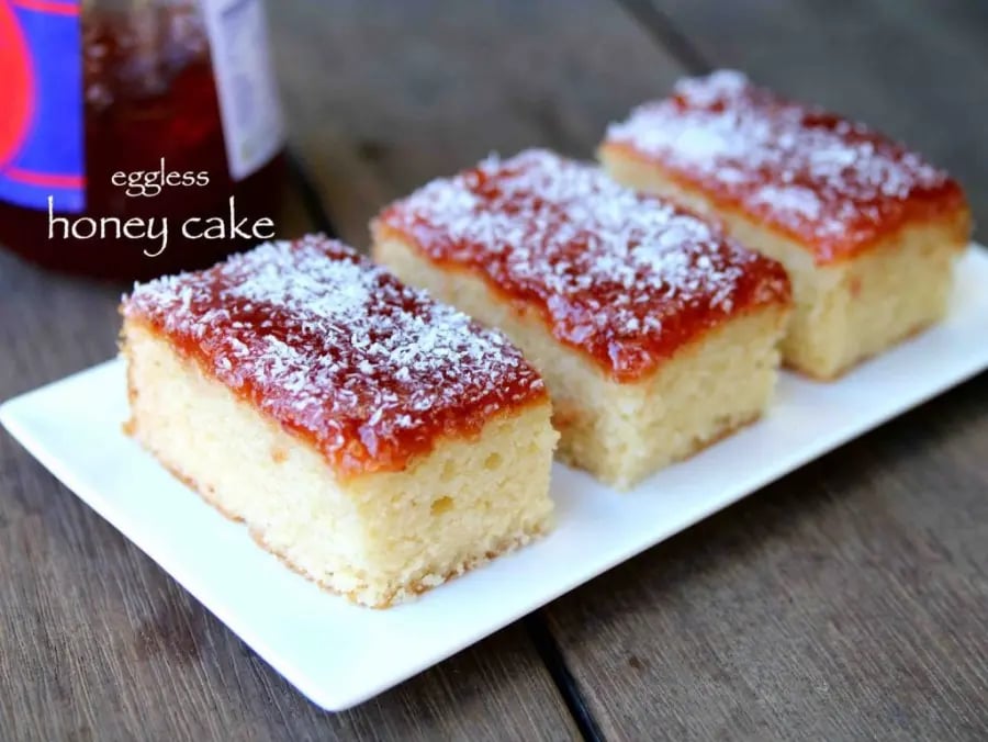 eggless-honey-cake-recipe-bakery-style