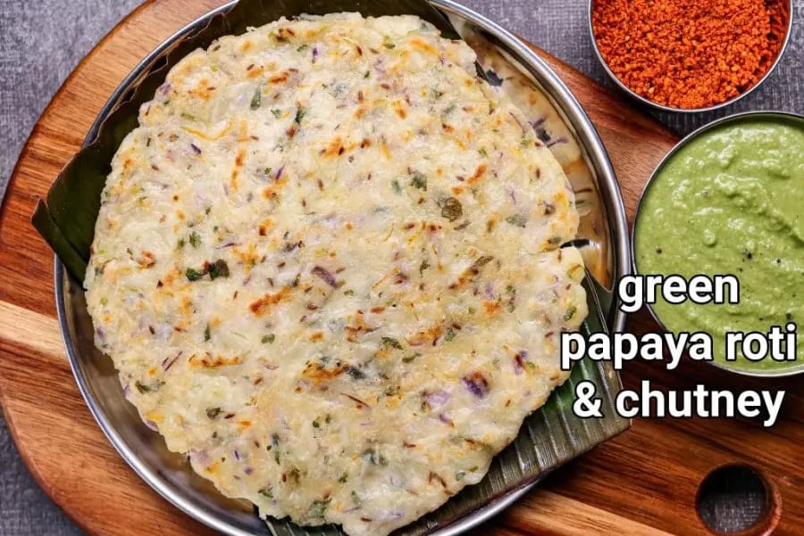 green-papaya-roti-recipe-papita-ka-roti