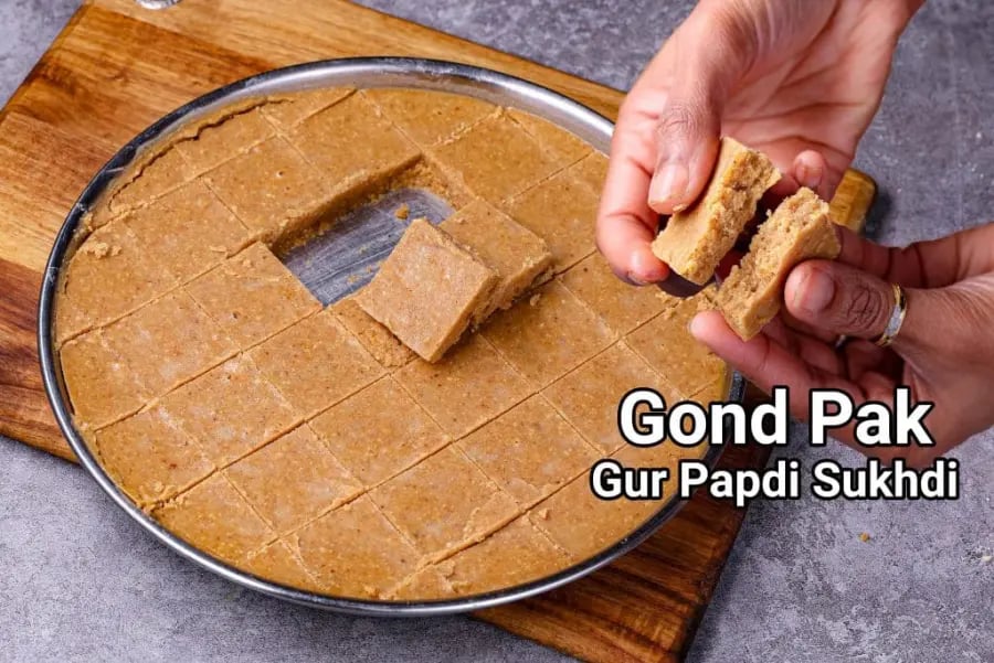 gujarati-sukhdi-recipe-gond-pak-recipe