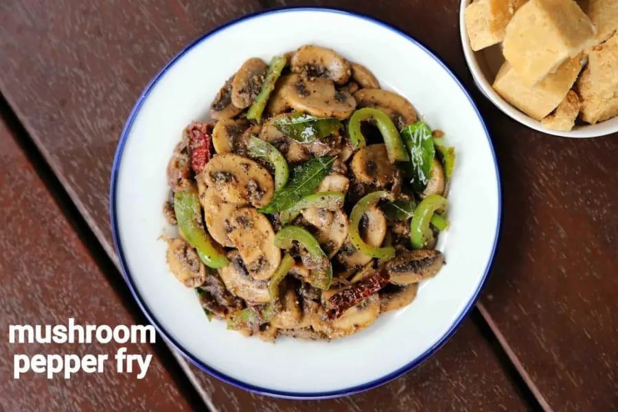 mushroom-pepper-fry-recipe-pepper