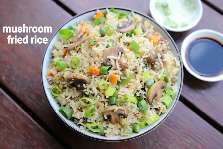 mushroom-rice-recipe-mushroom-pulav