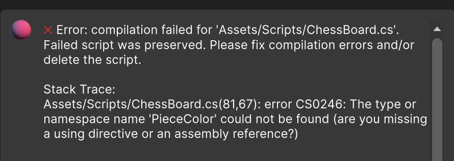 Compilation Errors
