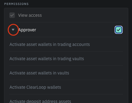 Look up permission actions