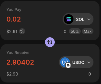 Swap with Phantom Swap with Phantom