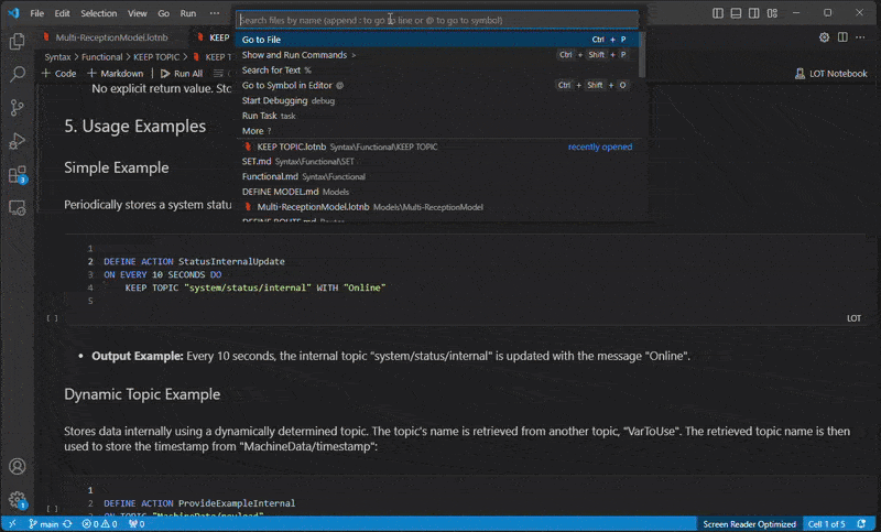 Changing MQTT Credentials in the LoT Notebooks extension