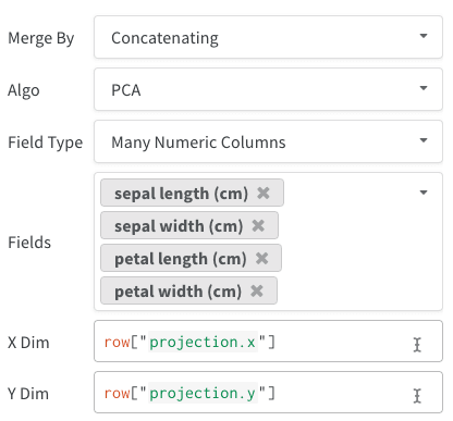 Multiple numeric columns
