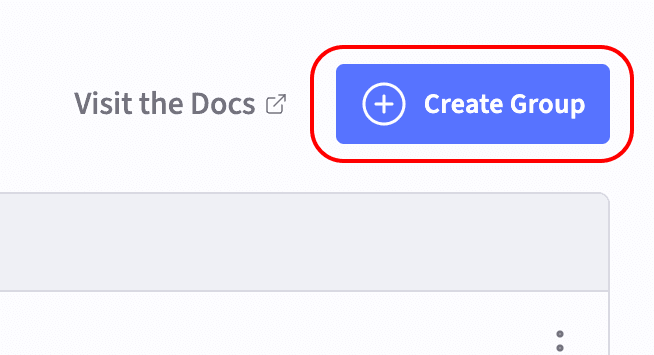 Create Group button