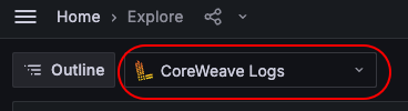Left sidebar showing the Loki menu