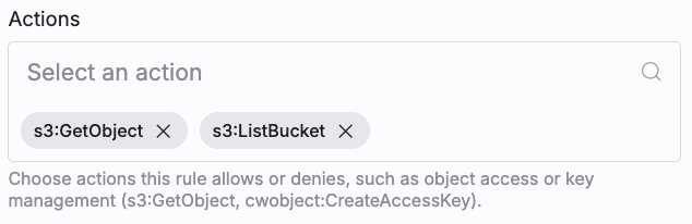 Add Actions Completed