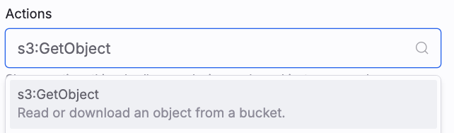 Add Actions