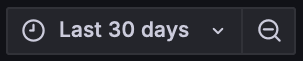 Filter for last 30 days