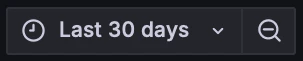 Filter for last 30 days