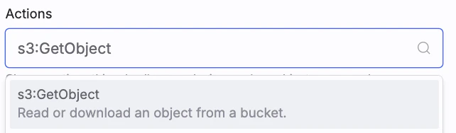 Add Actions