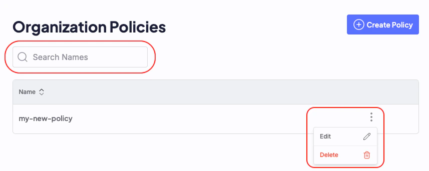 Object Storage Policies