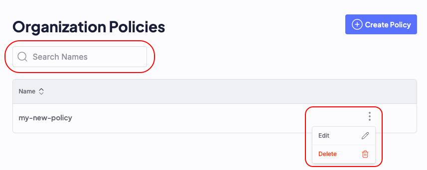 Object Storage Policies