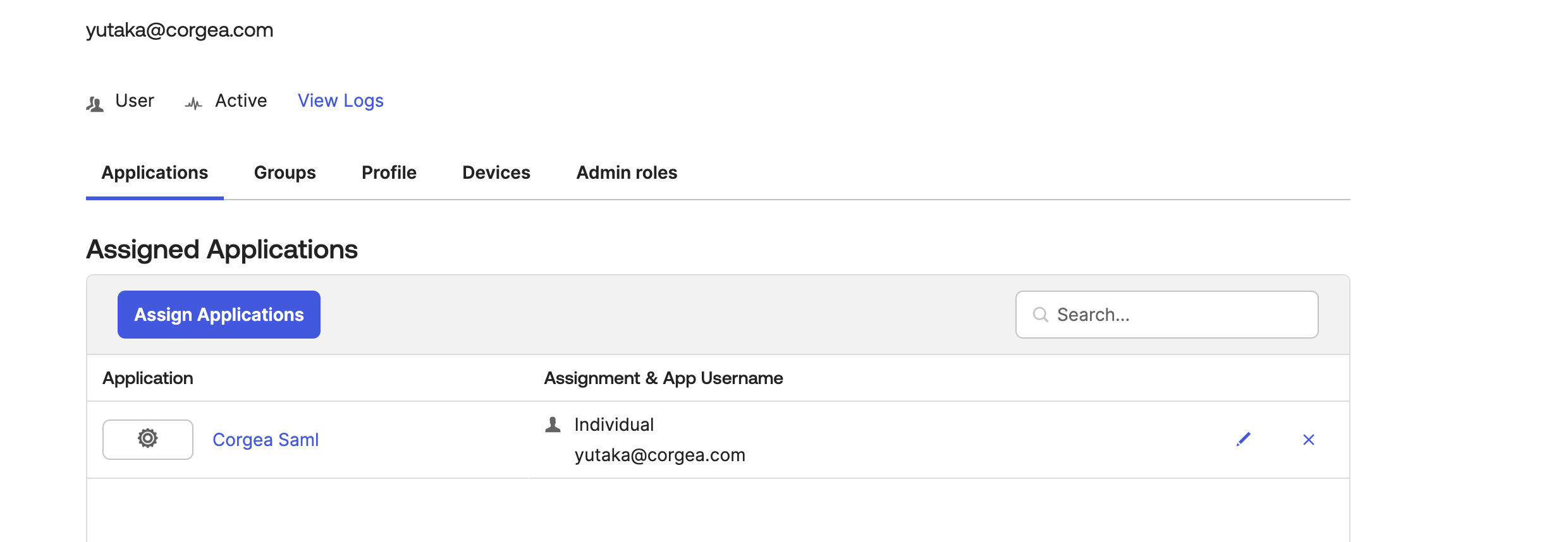 Okta Config
