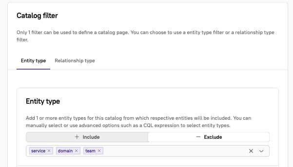 Image of an entity's catalog filter.