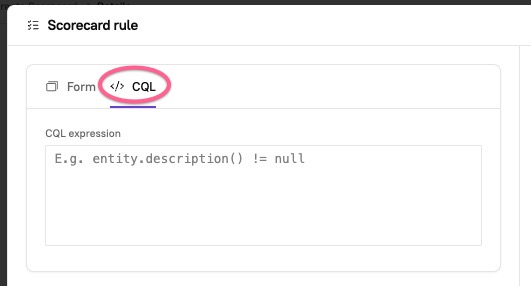 Choose Forms for the UI editor or CQL editor to write CQL rules