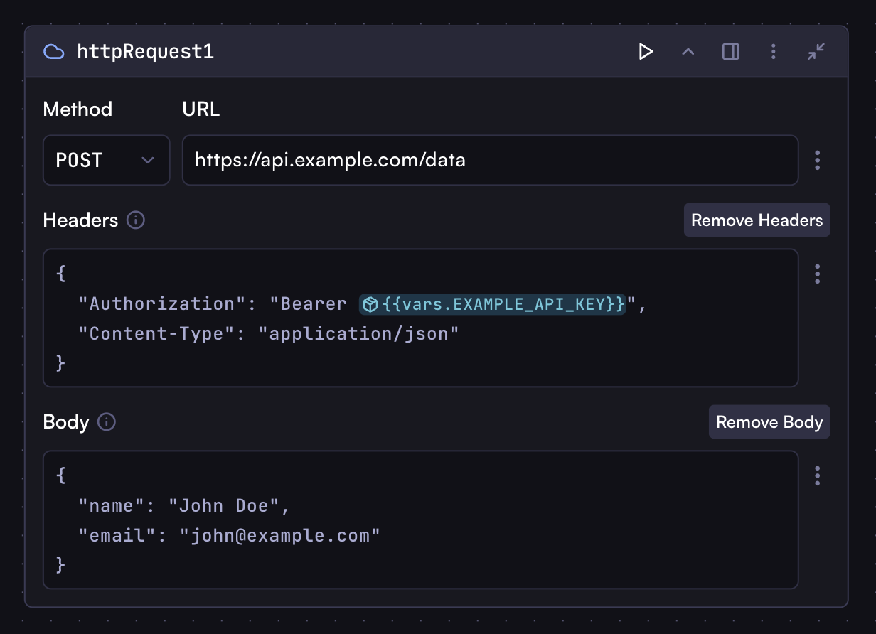 Using Variables