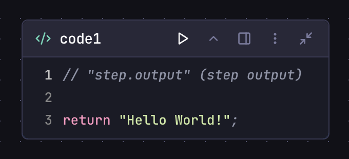 Code Step