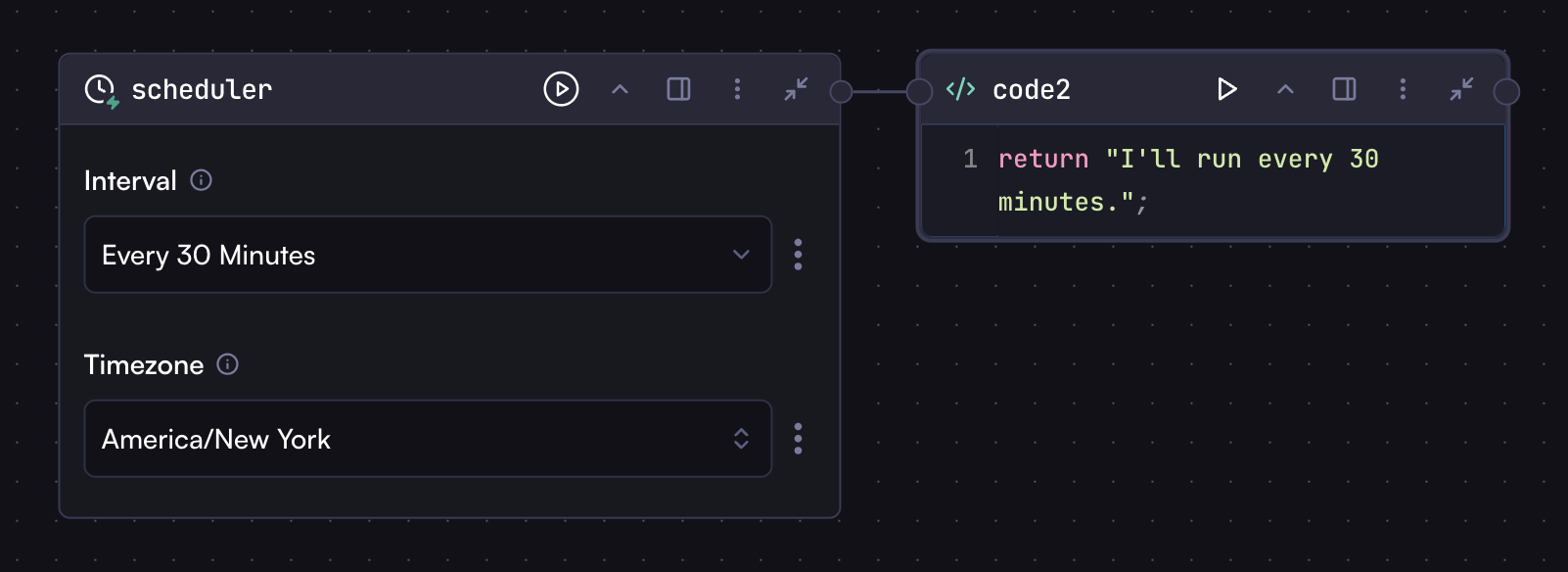 Scheduler Trigger Step