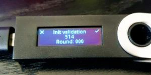 Ledger confirmation screen
