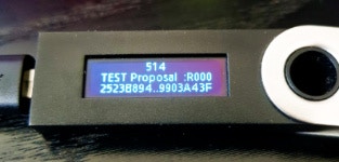 Ledger signing requests