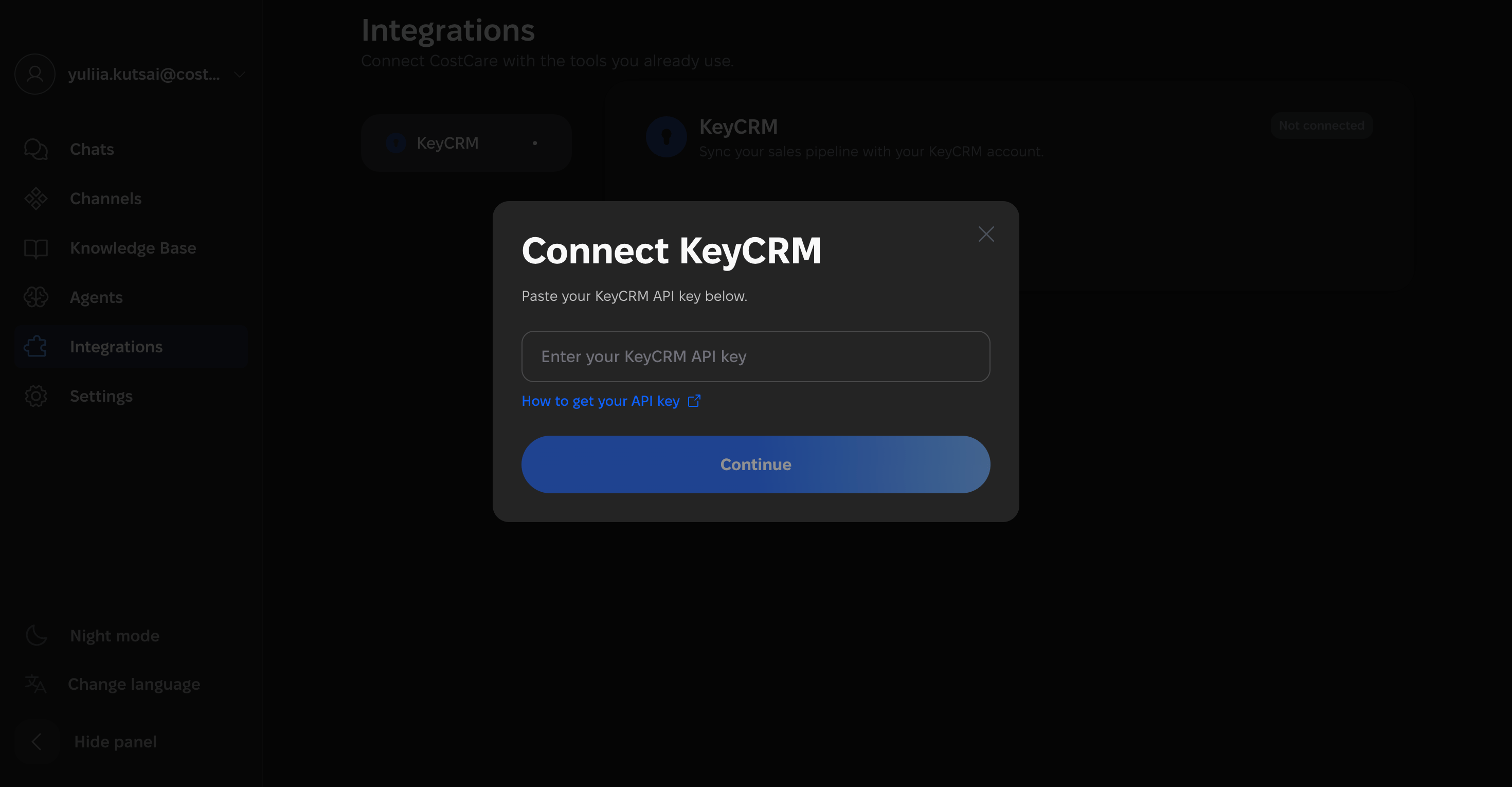 Integration KeyCRM 2 eng