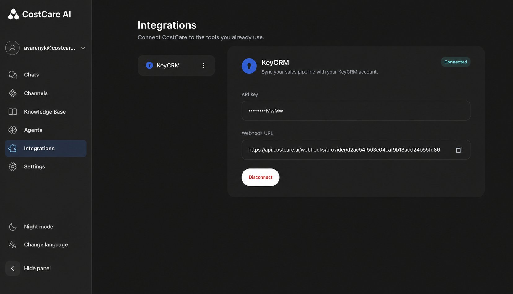 Integration KeyCRM 4 eng