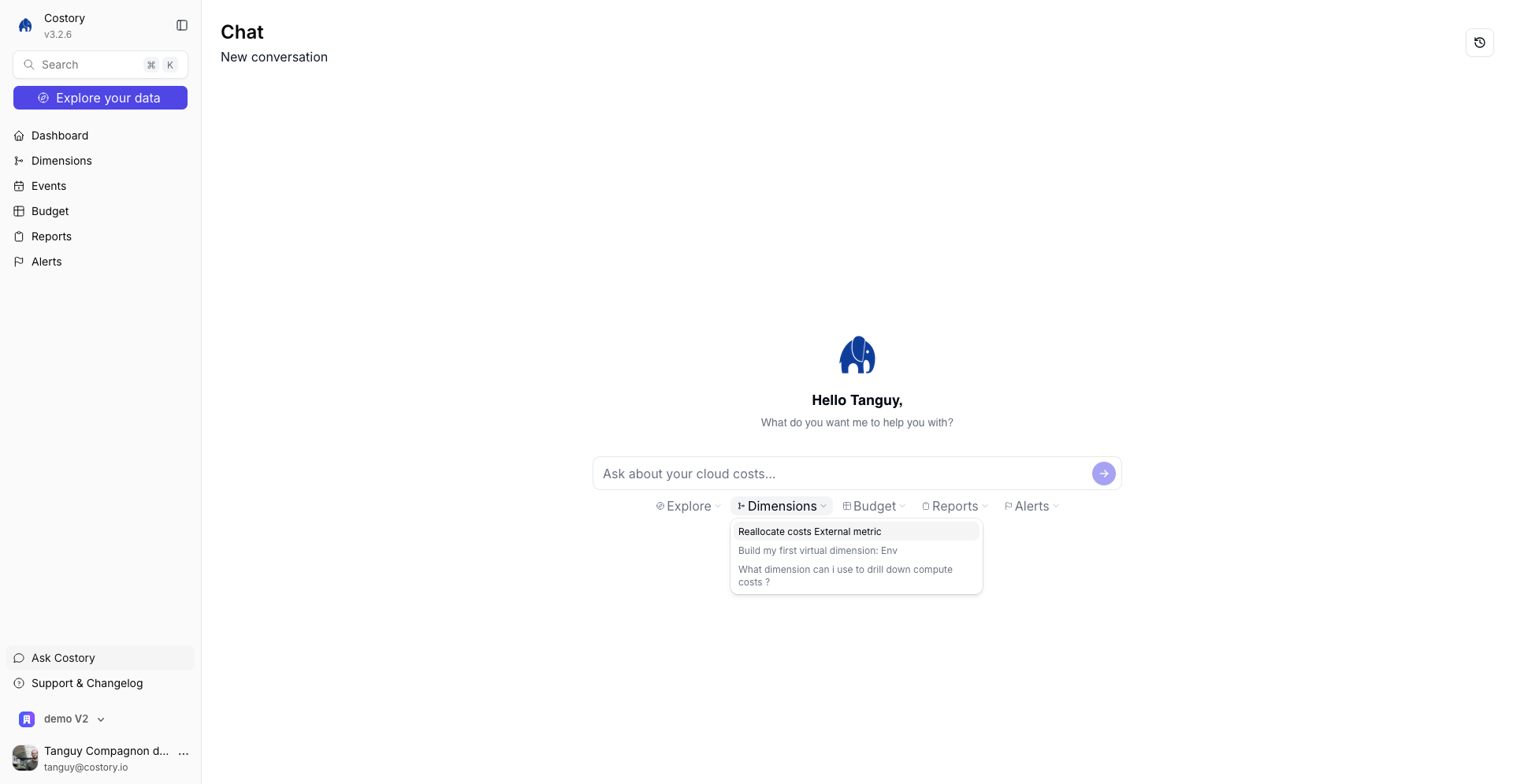 Costory agent ties spend movements to causes you already care about