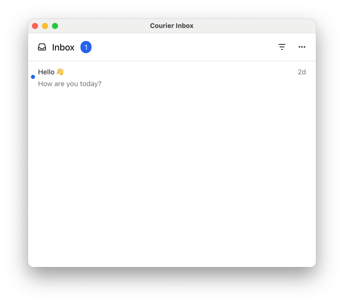 Courier Web Components SDK - Courier