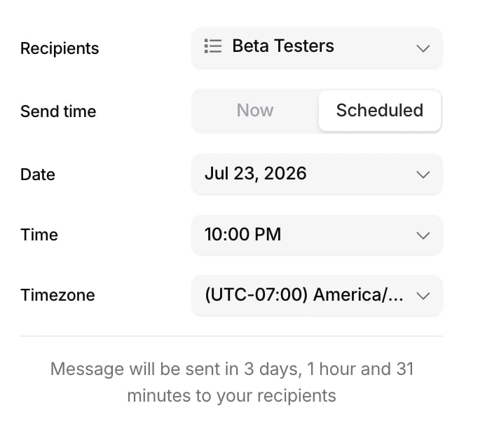 Broadcast Schedule Details Broadcast Schedule Details