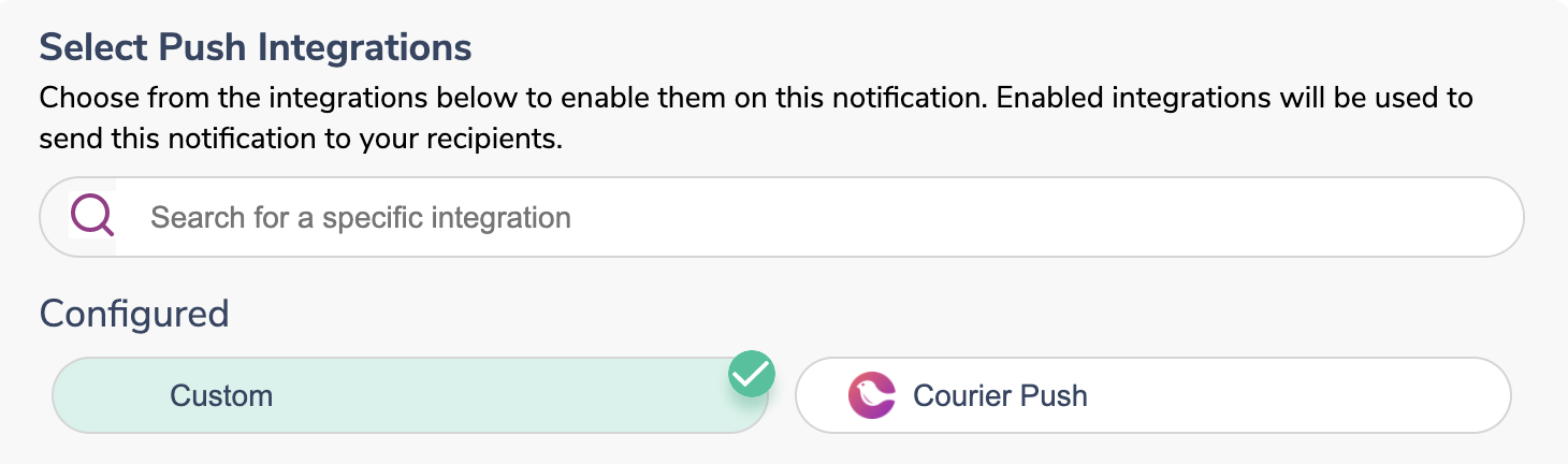Installed Custom Provider