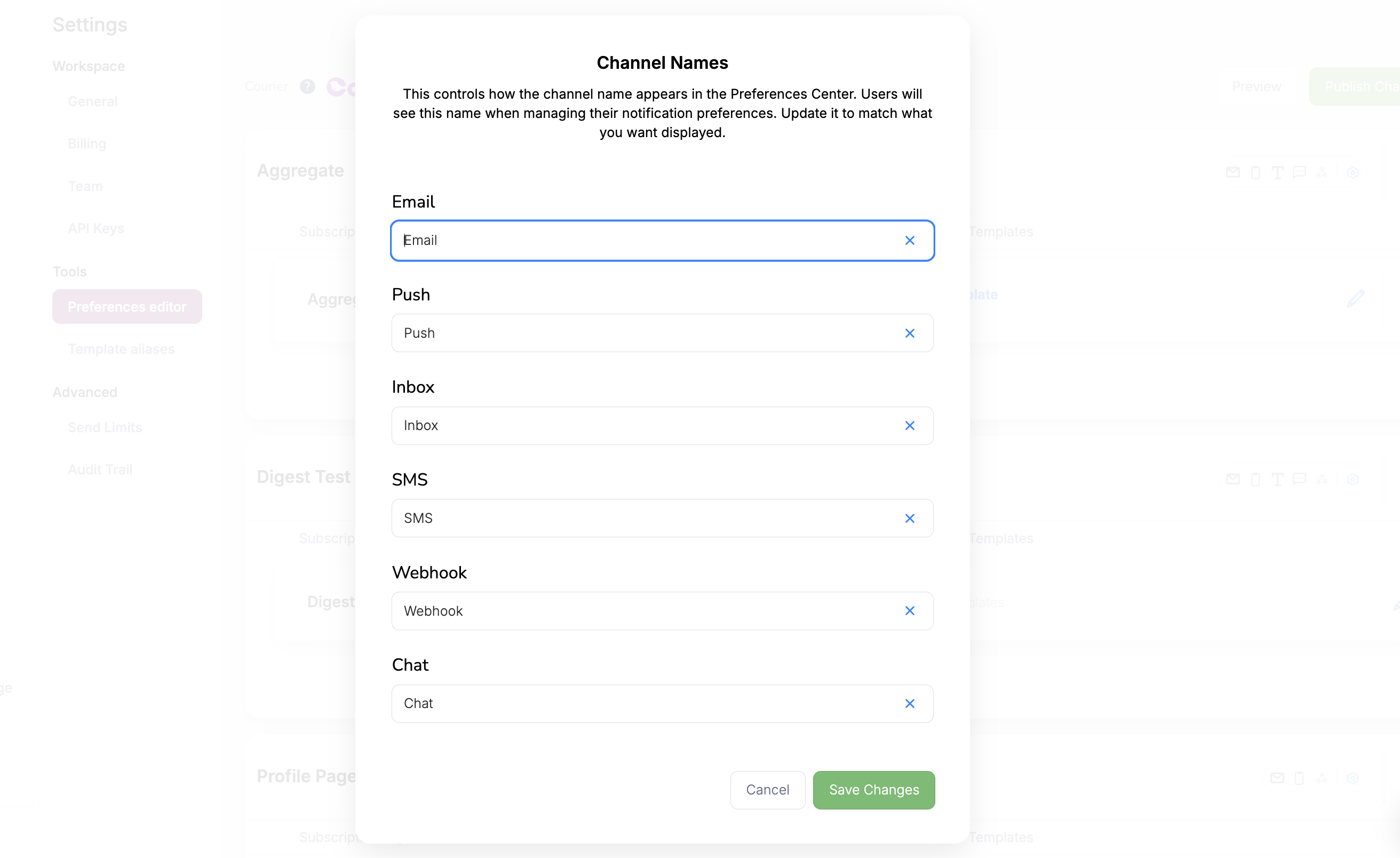 Channel Name Customization