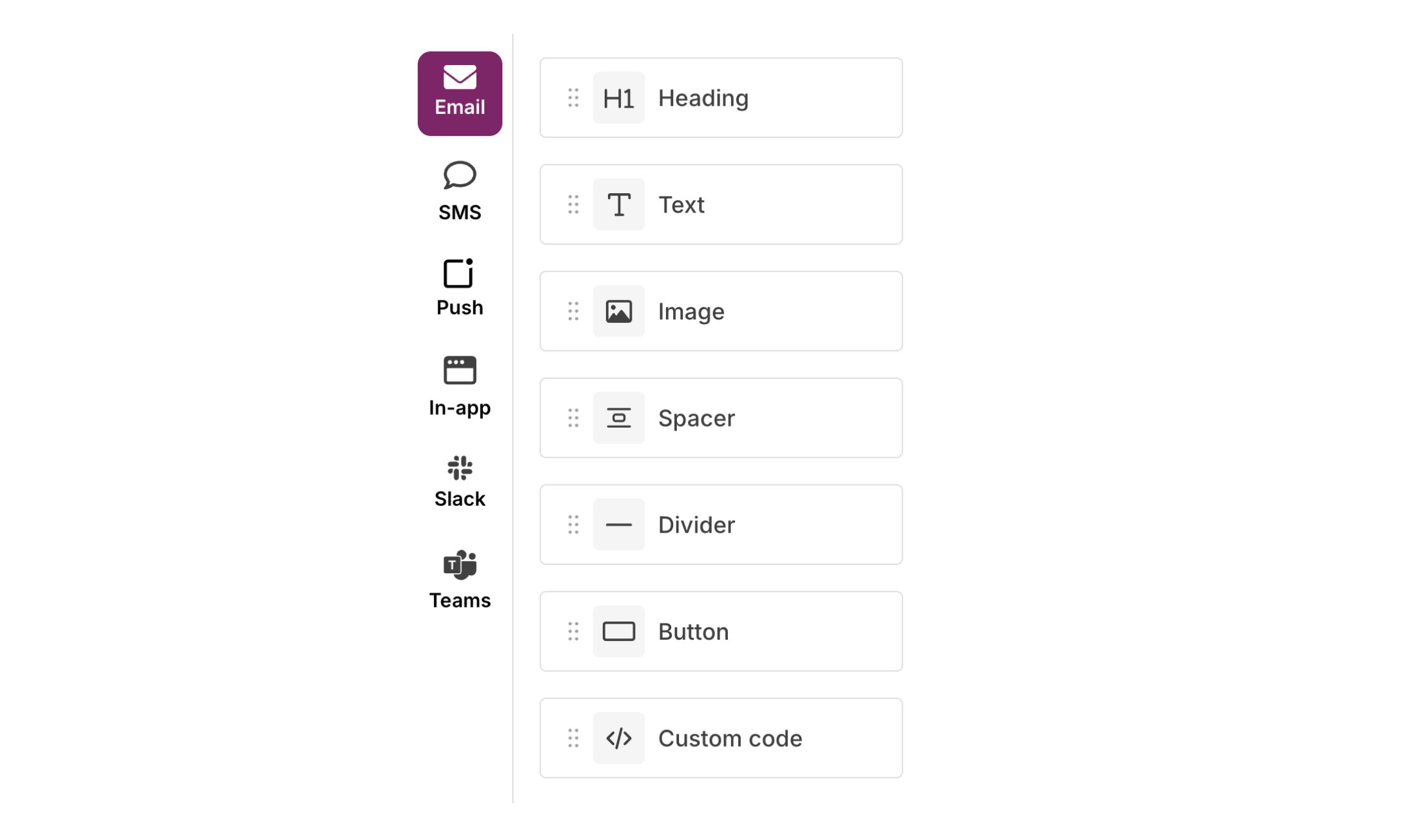 Block sidebar in Design Studio
