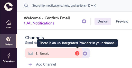A Channel Needs to be Integrated