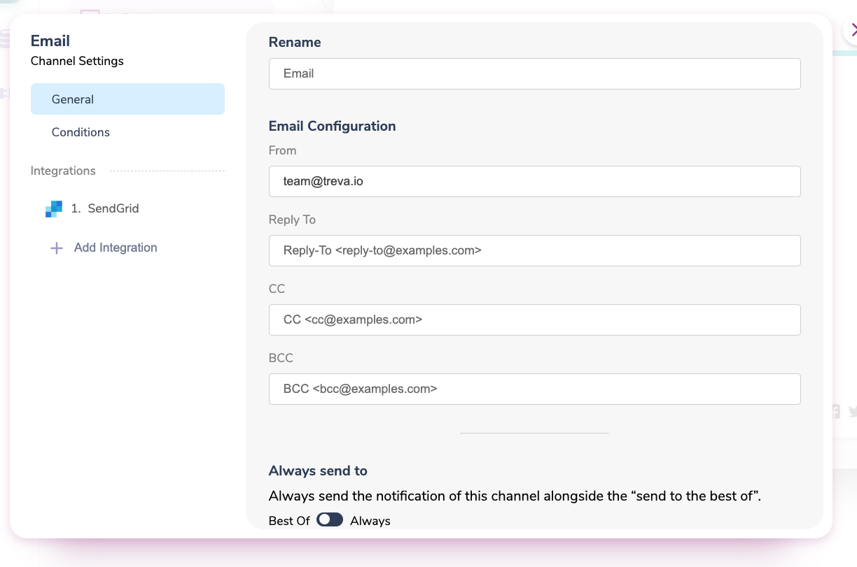 General Template Settings